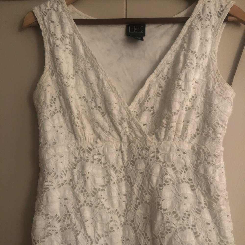 Lace tank top.